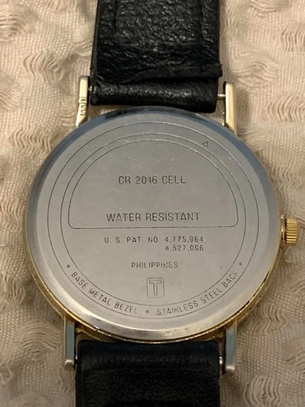 Vintage 80s Timex Acqua Indiglo Men's Round Dress Watch - Runs